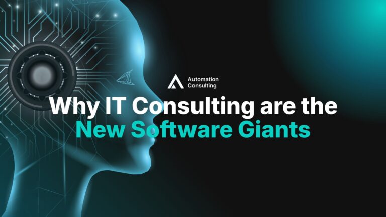 Why IT Consulting are the New Software Giants